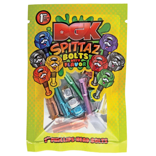 DGK Spittaz Bolts 1" Phillips Hardware