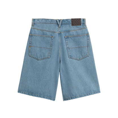 Vans Check-5 Baggy Denim Shorts - Blue
