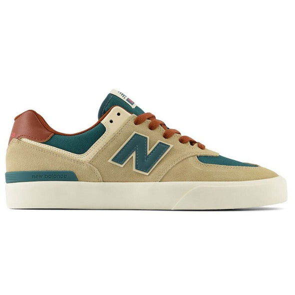 New Balance NM574 Shoe (Brown/Green)