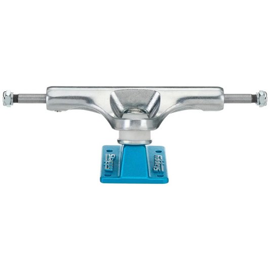Slappy ST1 Inverted Kingpin Hollow Lights Ultra Low Trucks - Polished/Blue