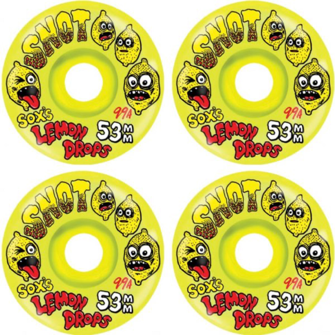 Snot Sox's Lemon Drop Conical Yellow 53MM 99A