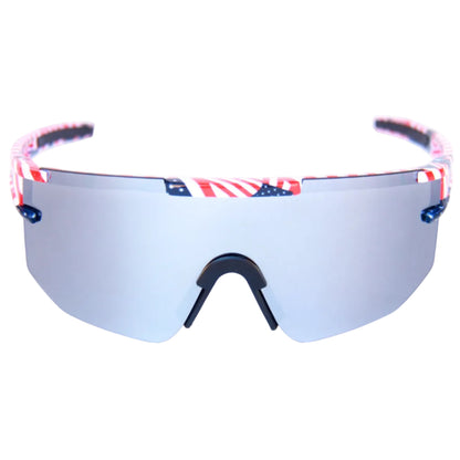 Happy Hour Party Wagons Chrome Merica Sunglasses