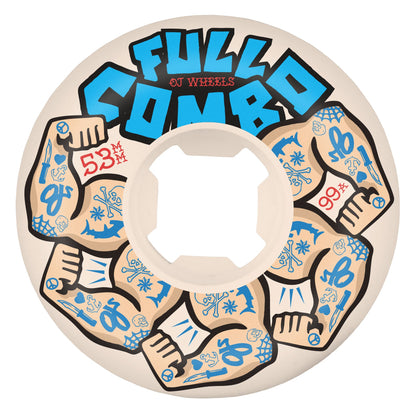 OJ Team Elite Full Combo White 53mm 99a Wheels