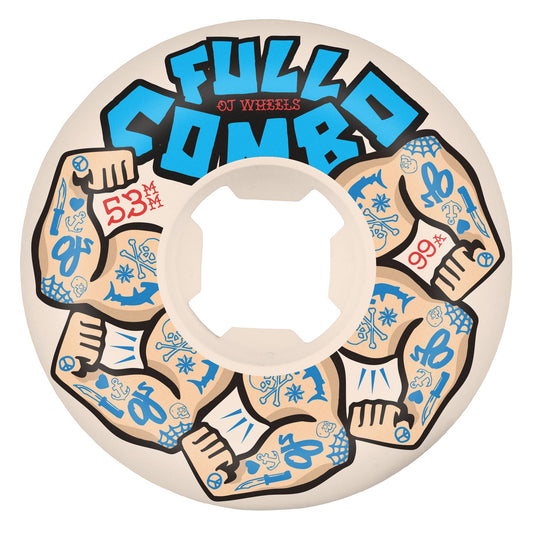 OJ Team Elite Full Combo White 53mm 99a Wheels