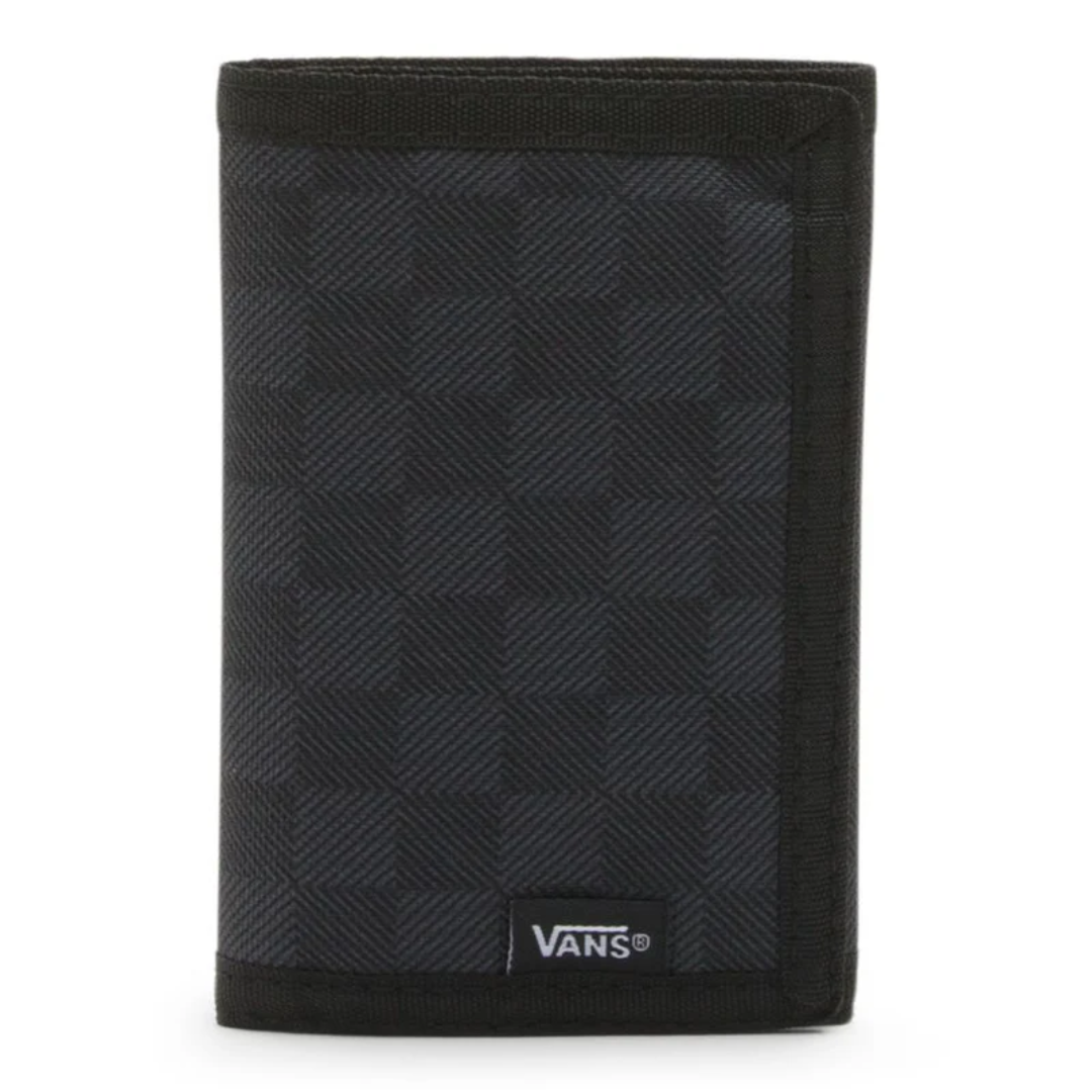 Vans Mn Slipped Checkerboard Wallet - Black/Charcoal