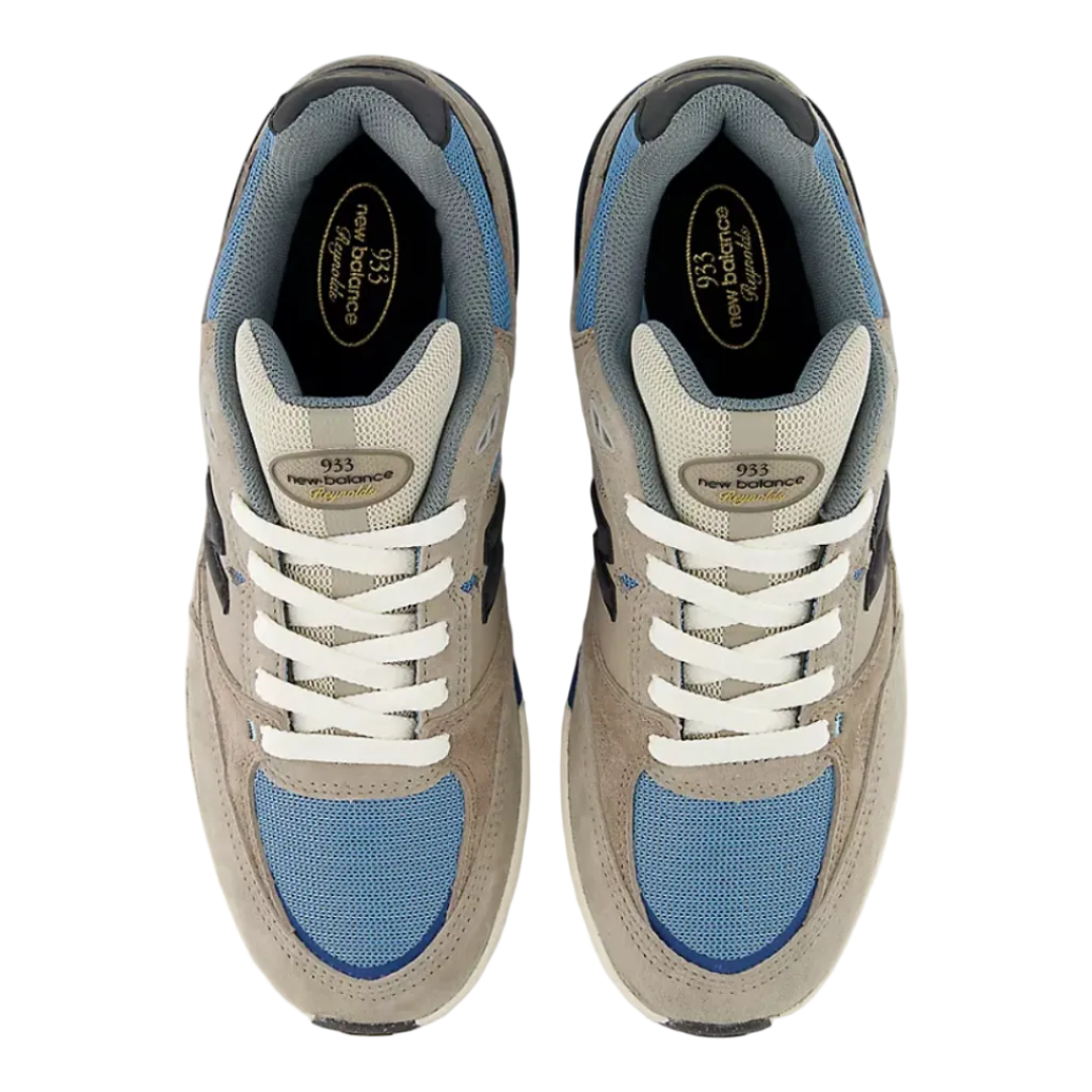 New Balance Numeric 933 Andrew Reynolds Shoes - Brown/Blue