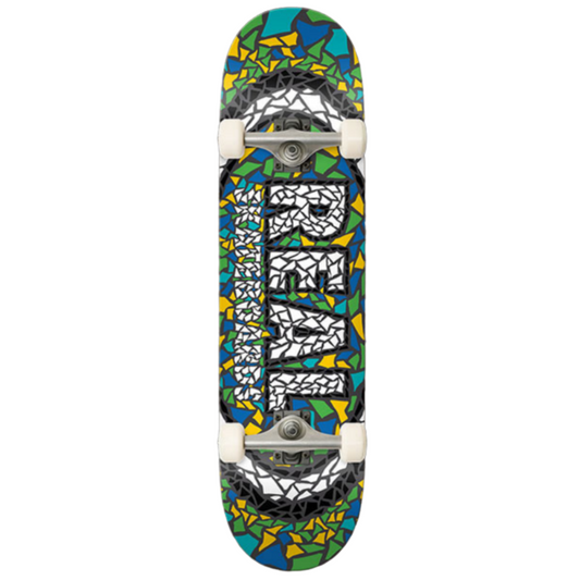 Real Mosaic Oval Melange Complete Skateboard 7.5