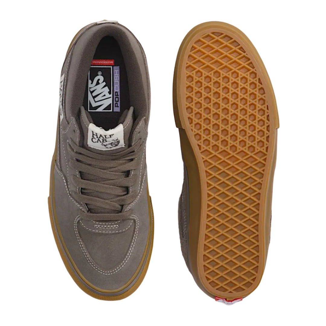Vans Skate Half Cab Shoes - Walnut/Gum