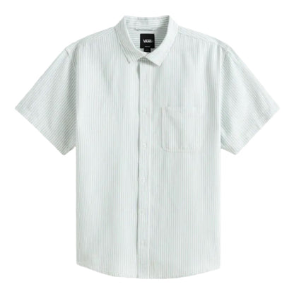 Vans Lawson Stripe Short Sleeve Shirt - Dawn Mist/Marshmallow