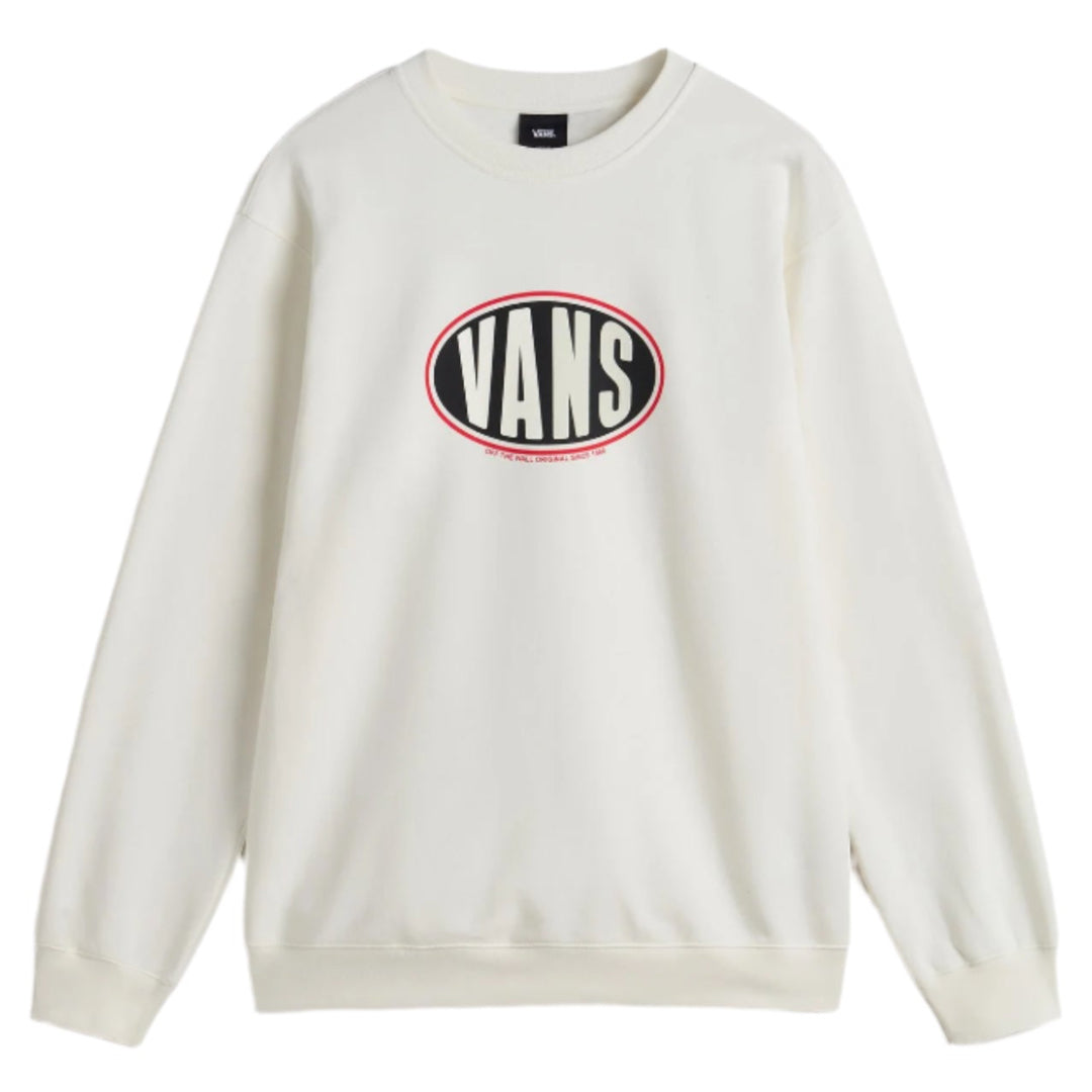 Vans Spray On Loose Crewneck Sweatshirt - Marshmallow