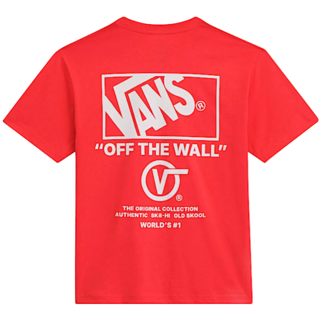Vans Stacked Hi T-Shirt - Crimson Haze