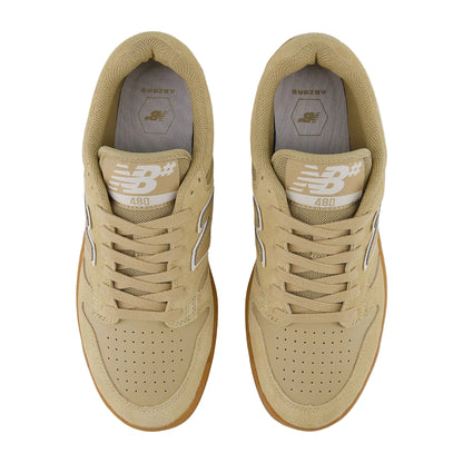 New Balance Numeric 480 Shoes - Beige/White