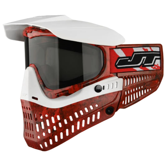 JT ProFlex Paintball Mask - Limited Edition - Marble Red/Black/White - Away
