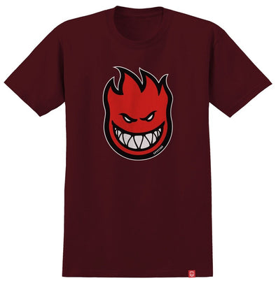 Spitfire Bighead Fill T-Shirt (Maroon/Red)