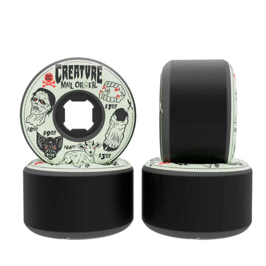 Creature Mail Order Bloodsuckers 54mm 97A Wheels - Black