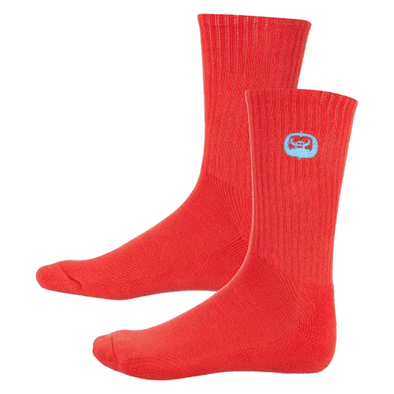 Toy Machine Logo Emblem Socks (Red)
