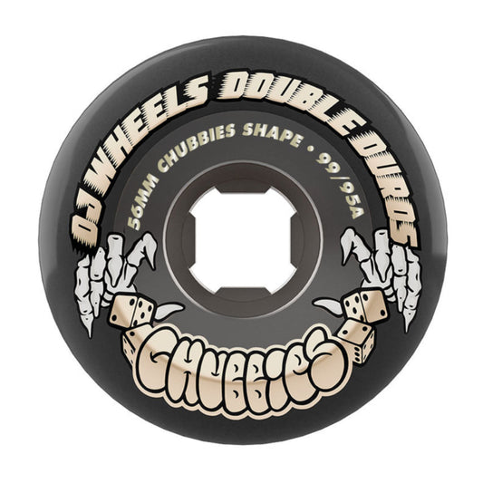 OJ Double Duro Black Transparent 56mm 99/95D Wheels