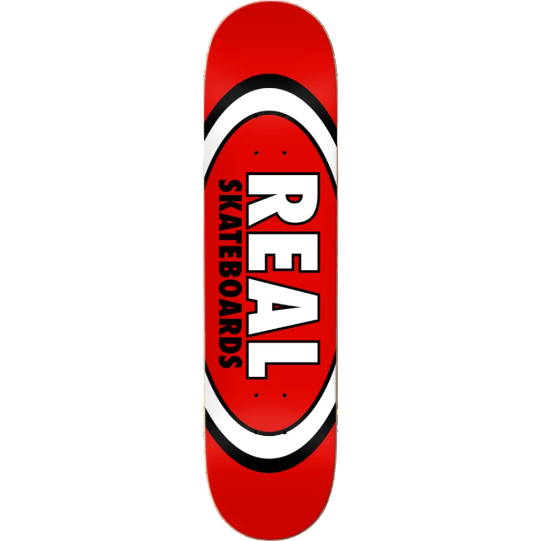 Real Oval Red Deck 8.12