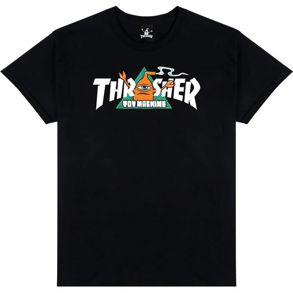 Toy Machine Vortex Short Sleeve T-Shirt (Black)