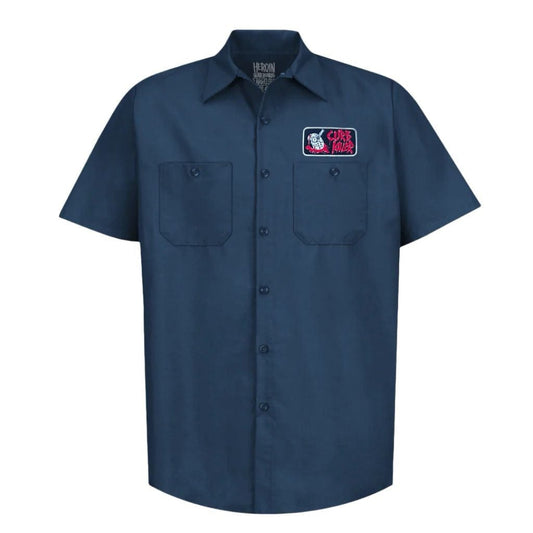 Heroin Skateboards Curb Killer Work Shirt - Navy
