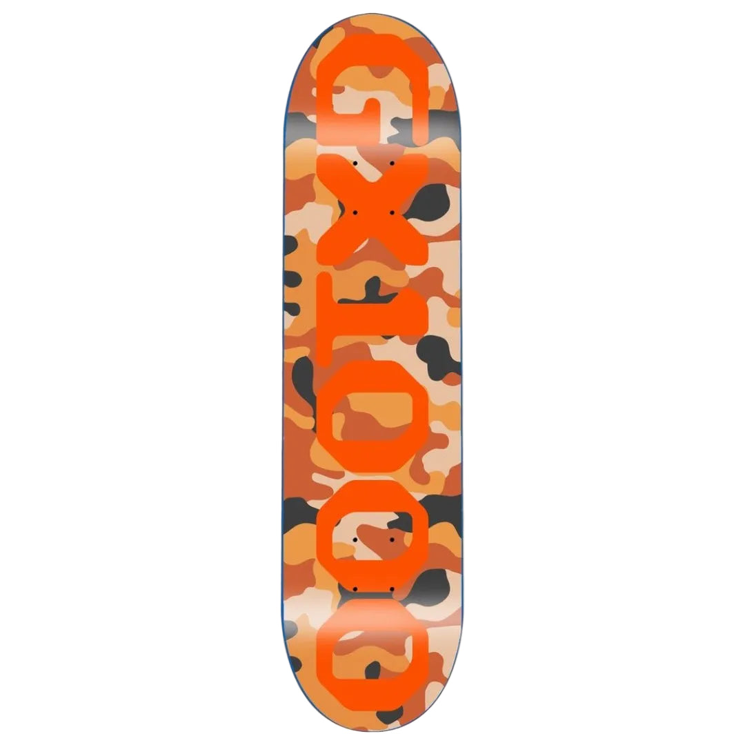 GX1000 Team OG Logo Deck 8.75 - Camo/Orange