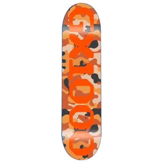 GX1000 Team OG Logo Deck 8.75 - Camo/Orange