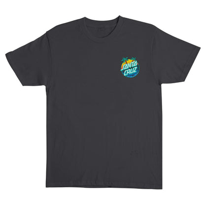 Santa Cruz Retreat Dot Heavyweight T-Shirt - Vintage Black