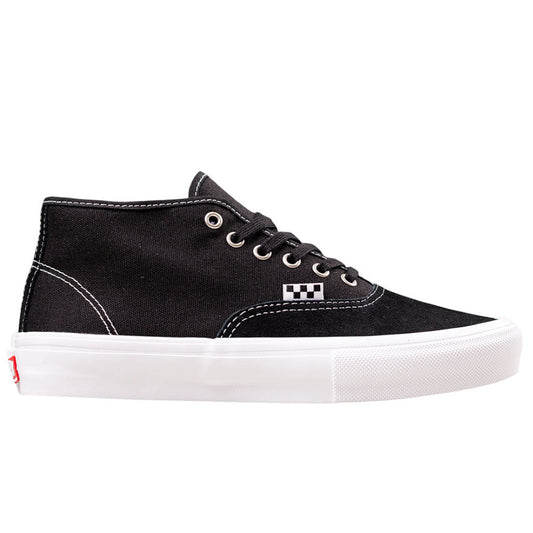 Vans Skate Authentic Mid Shoes - Black/White