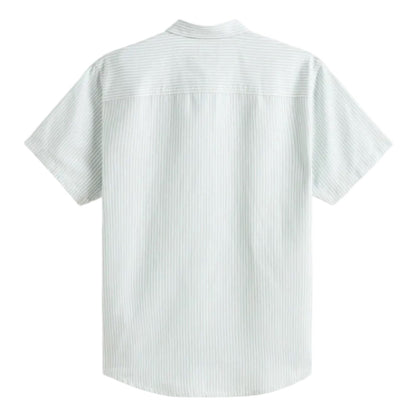 Vans Lawson Stripe Short Sleeve Shirt - Dawn Mist/Marshmallow
