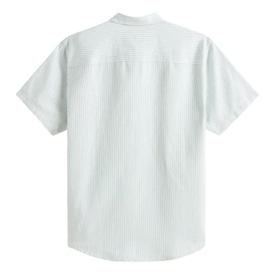 Vans Lawson Stripe Short Sleeve Shirt - Dawn Mist/Marshmallow