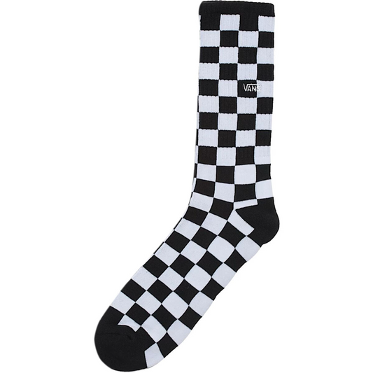 Vans Checkerboard Crew Socks - Black/White