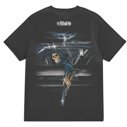 Deathwish Samborgini Garment Dyed T-Shirt - Black