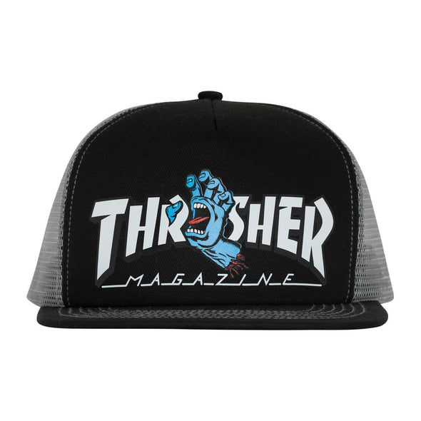 Santa Cruz X Thrasher Screaming Logo Mesh Hat
