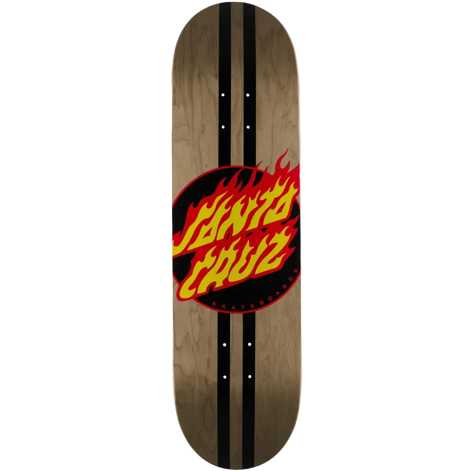 Santa Cruz Flame Dot Deck 8.6