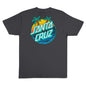 Santa Cruz Retreat Dot Heavyweight T-Shirt - Vintage Black