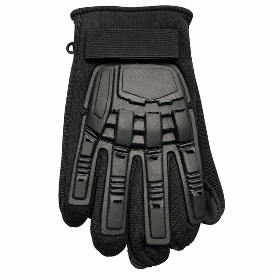 Air Raid Armor Full-Finger Gloves - Black