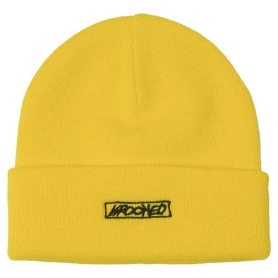 Krooked Moonsmile Script Beanie (Yellow)