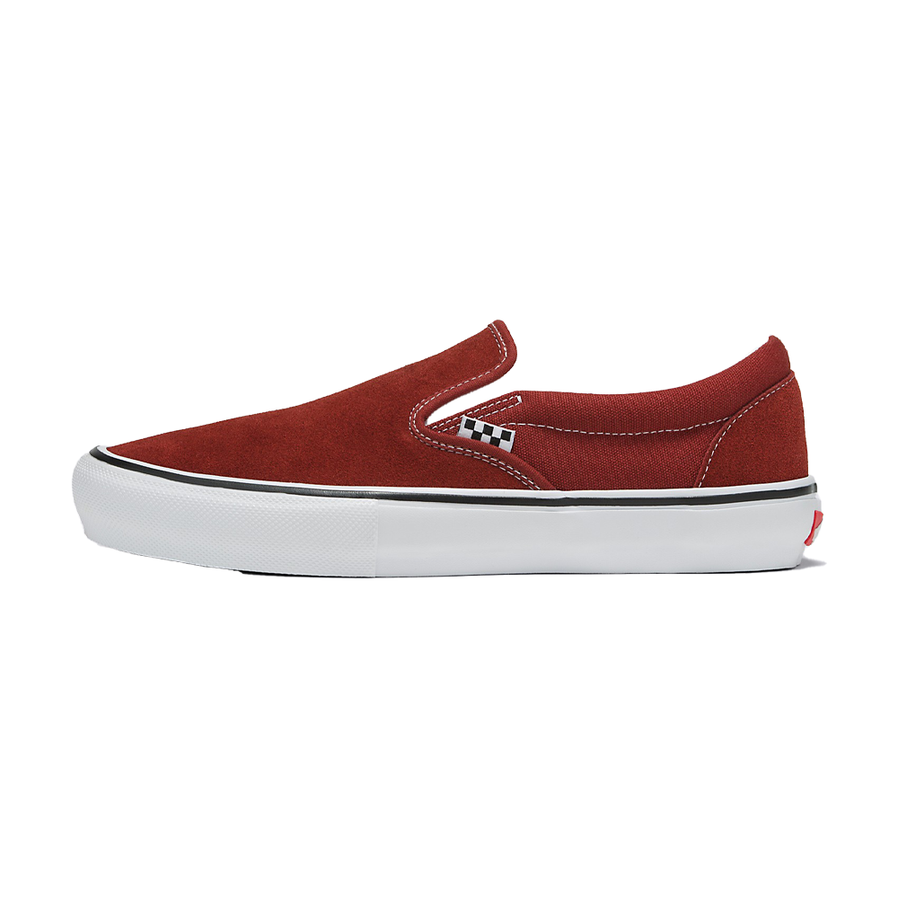 Vans Skate Slip On Shoes Brick
