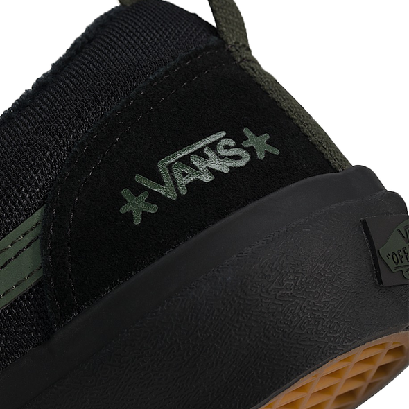 Vans Skate Old Skool 36+ Shoes (Atiba Black/Dark Green)