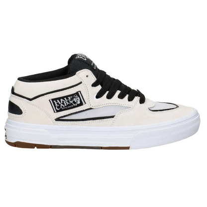 Vans Skate Half Cab Wafflecup Shoes - White/Black