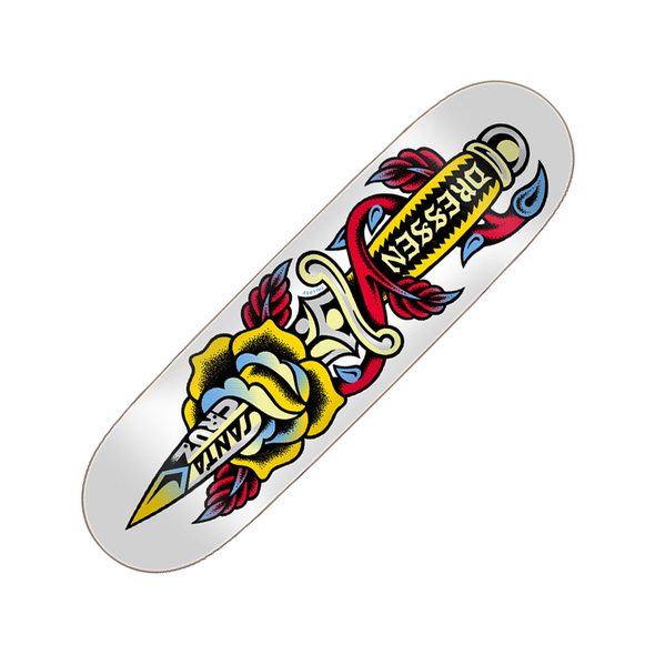 Santa Cruz Dressen Rose Dagger Pro Deck 8.7