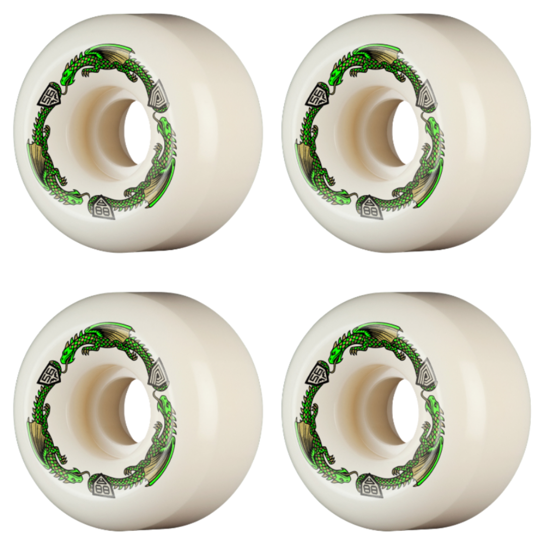 Powell Peralta Dragon Formula Green 56mm 88D Wheels