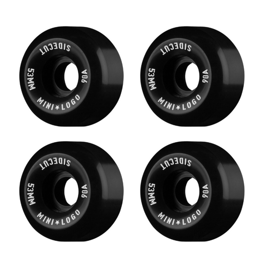 Mini Logo Hybrid Sidecut Black 53mm 90D Wheels