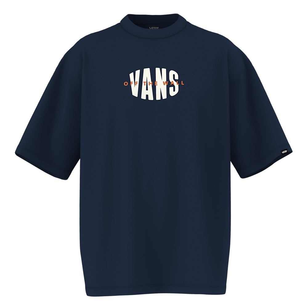 White and blue vans top t shirt