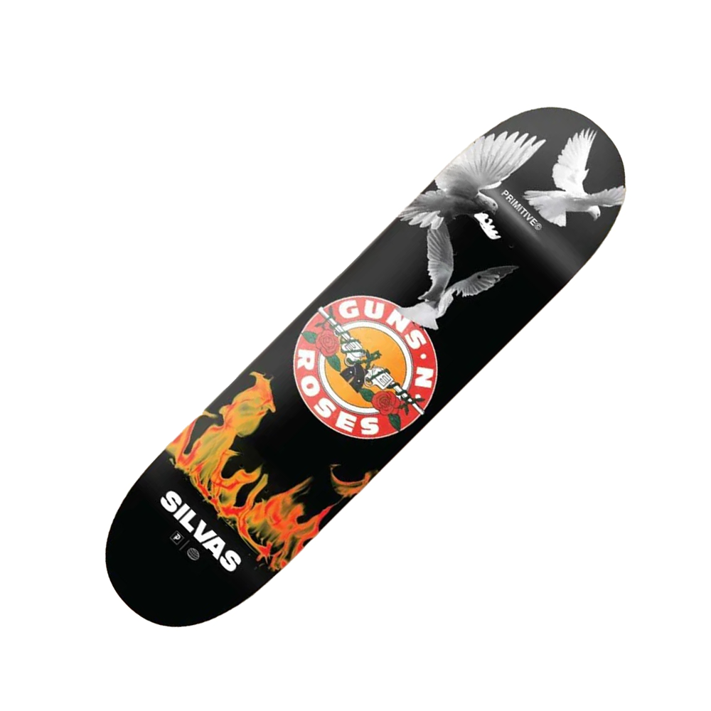 Primitive X Guns N' Roses Silvas Next Door Deck 8.38 – Warped