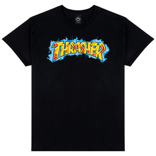 Thrasher Graffiti T-Shirt - Black