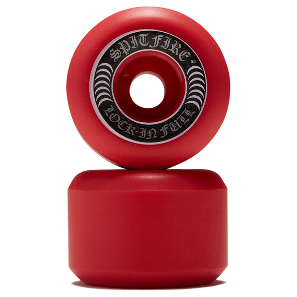 Spitfire Formula Four Lock-In Full RED 99D 55mm Wheels (Red)