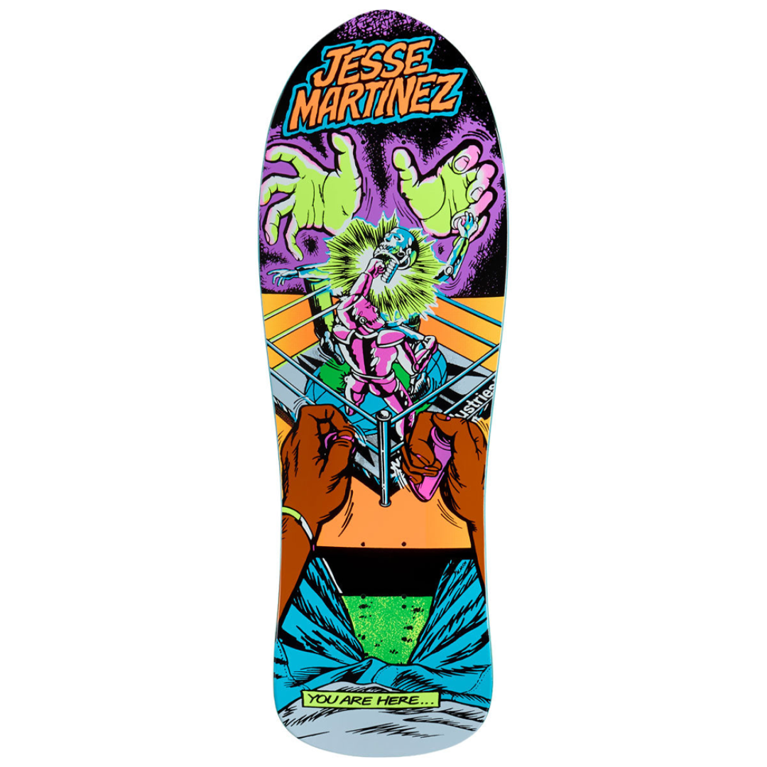 World Industries Jesse Martinez Rock'em Sock'em Deck 10.126