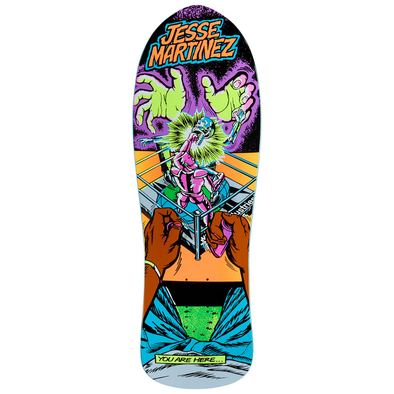 World Industries Jesse Martinez Rock'em Sock'em Deck 10.126