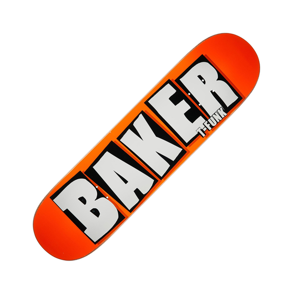 Baker T-Funk Brand Name Neon Deck 8.25 (Neon Orange)